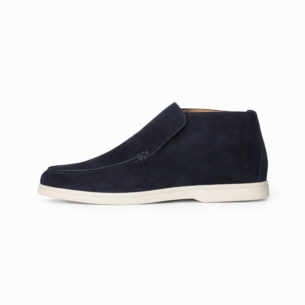 Mocasines elegantes de ante
