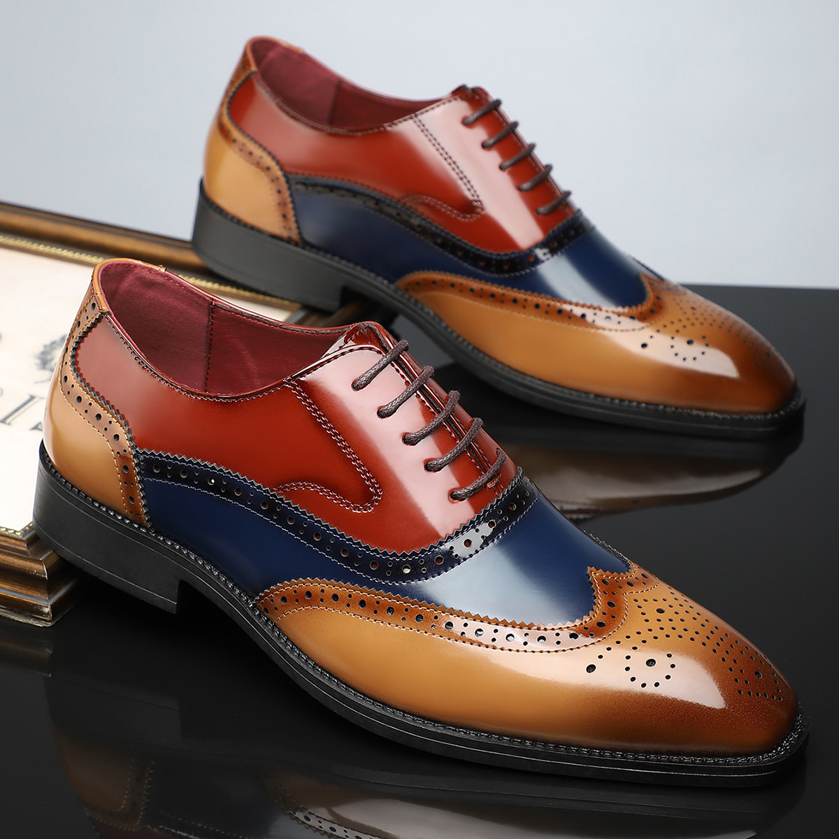 Zapatos de vestir elegantes de piel Borgue