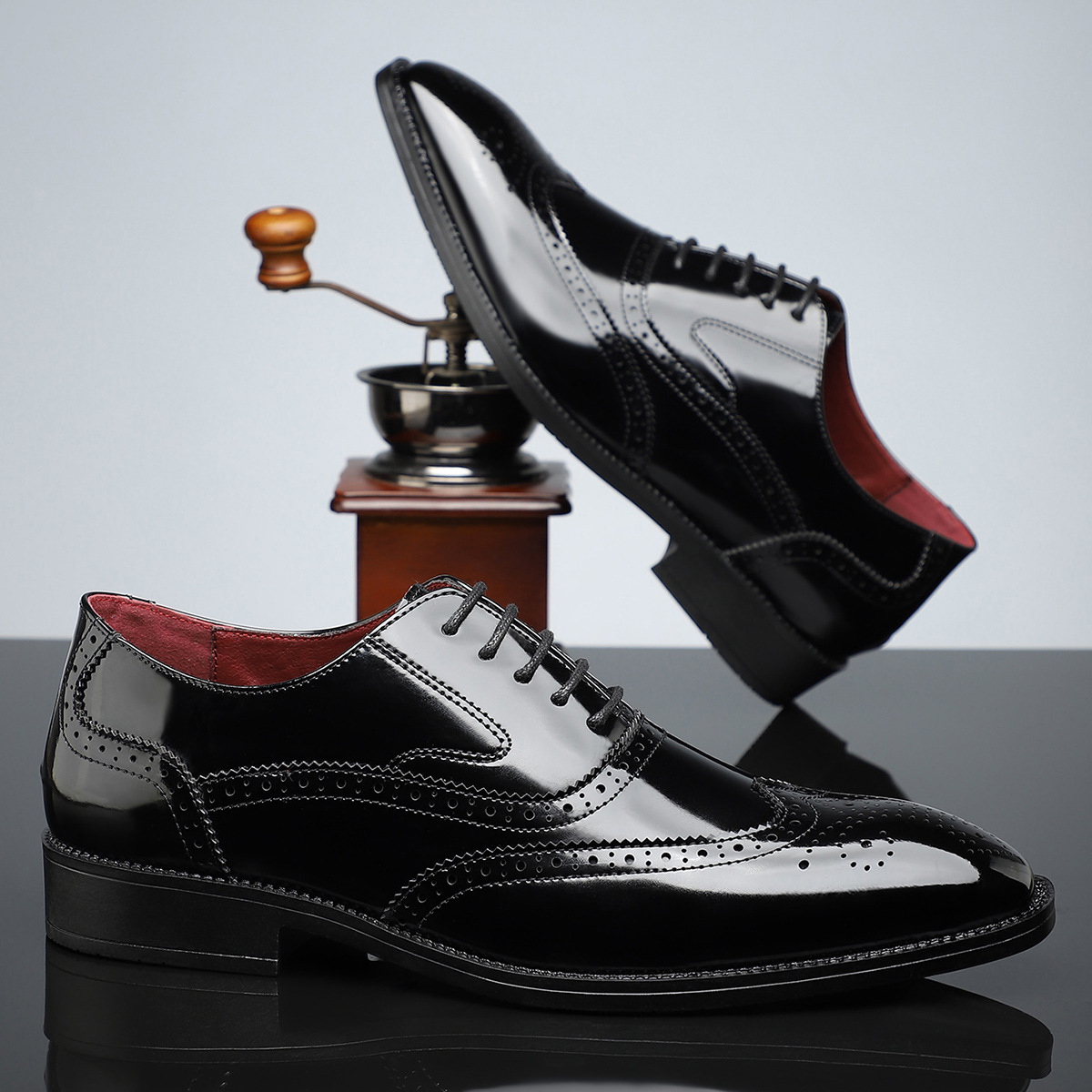 Zapatos de vestir elegantes de piel Borgue