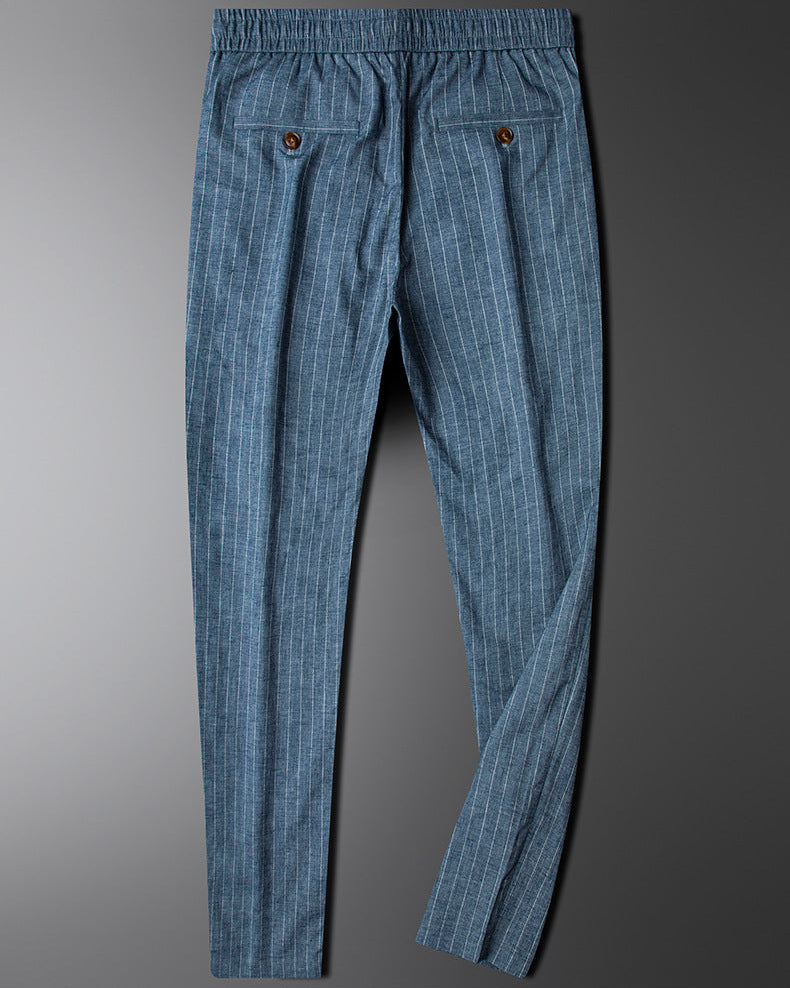 Elegantes pantalones de lino