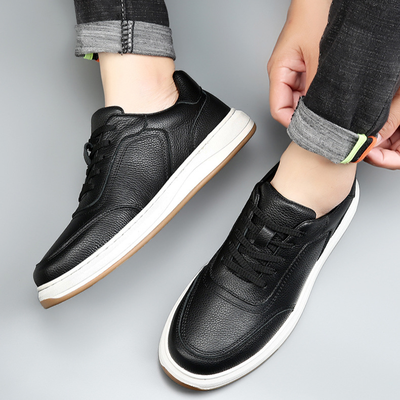 Zapatillas de cuero