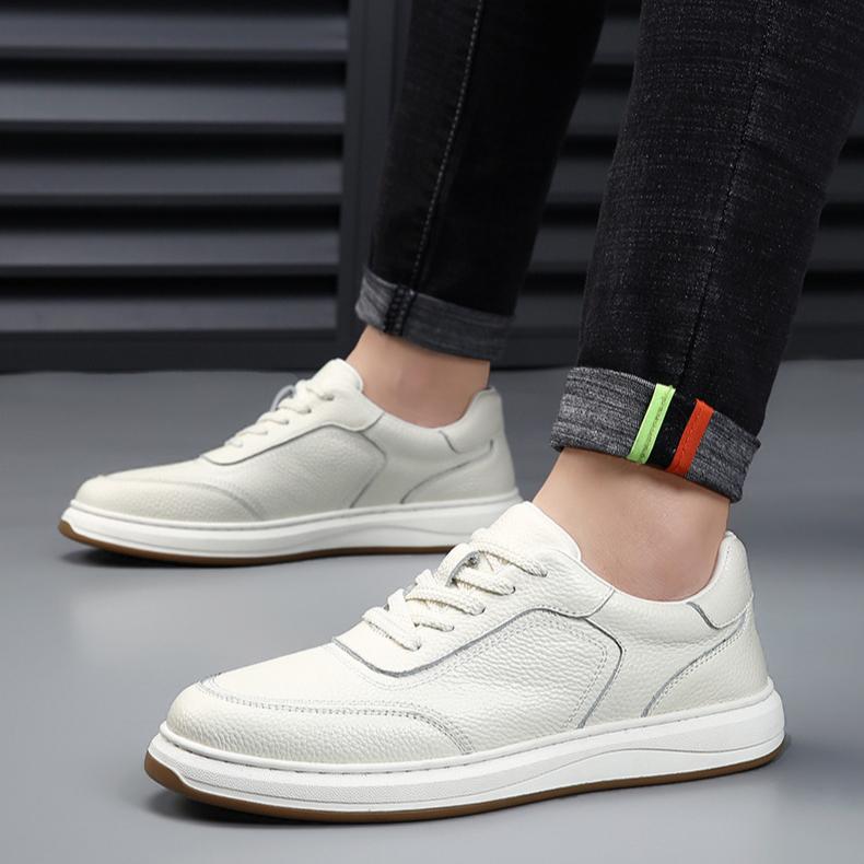 Zapatillas de cuero