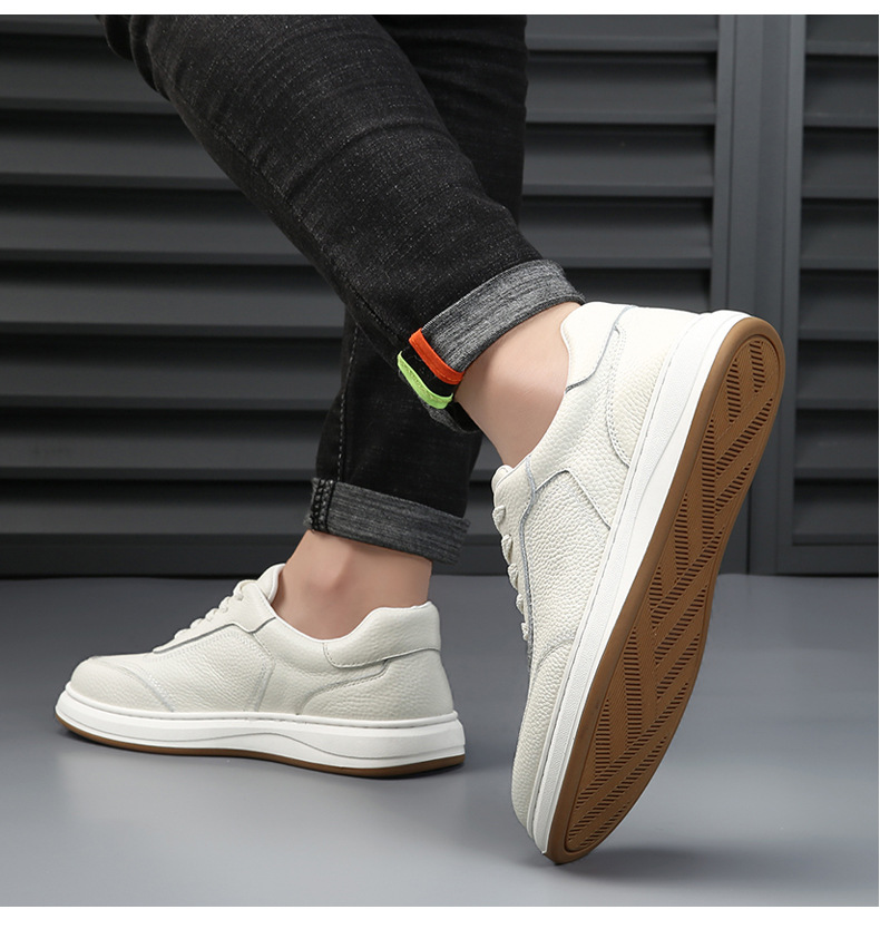 Zapatillas de cuero