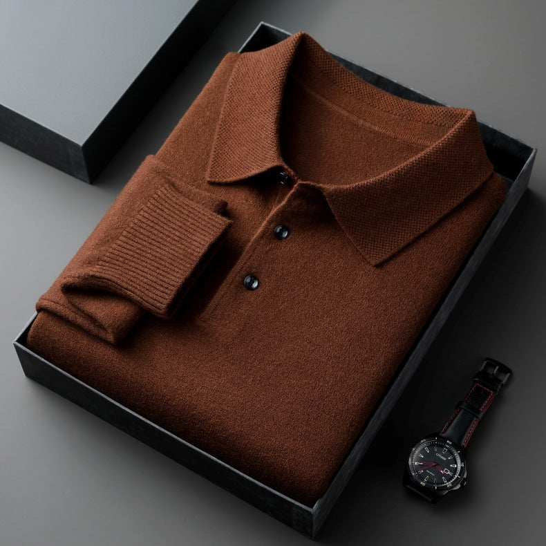 Elegante polo de lana