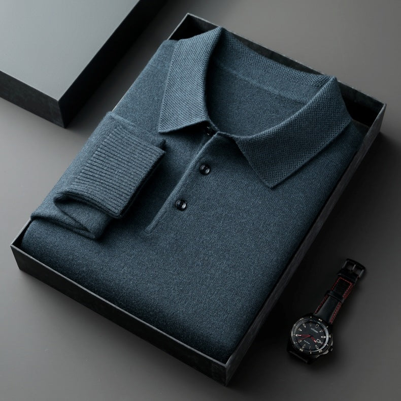 Elegante polo de lana