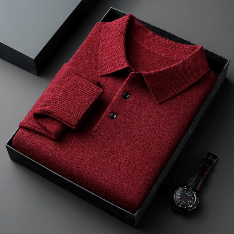 Elegante polo de lana