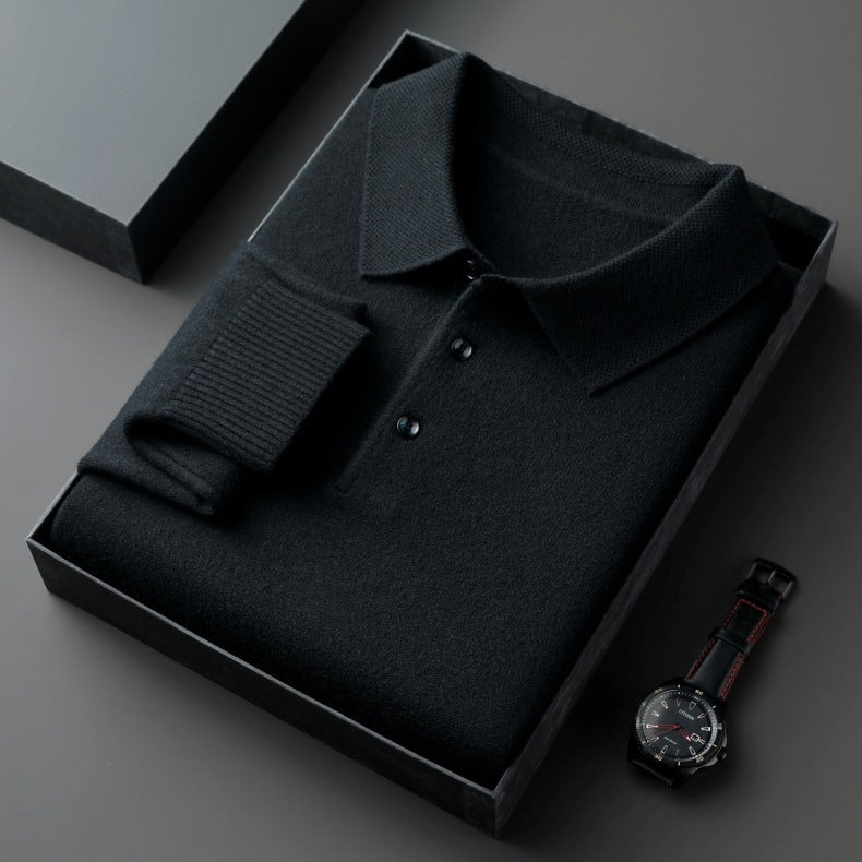 Elegante polo de lana