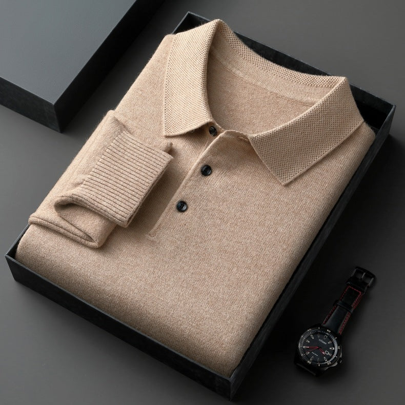 Elegante polo de lana