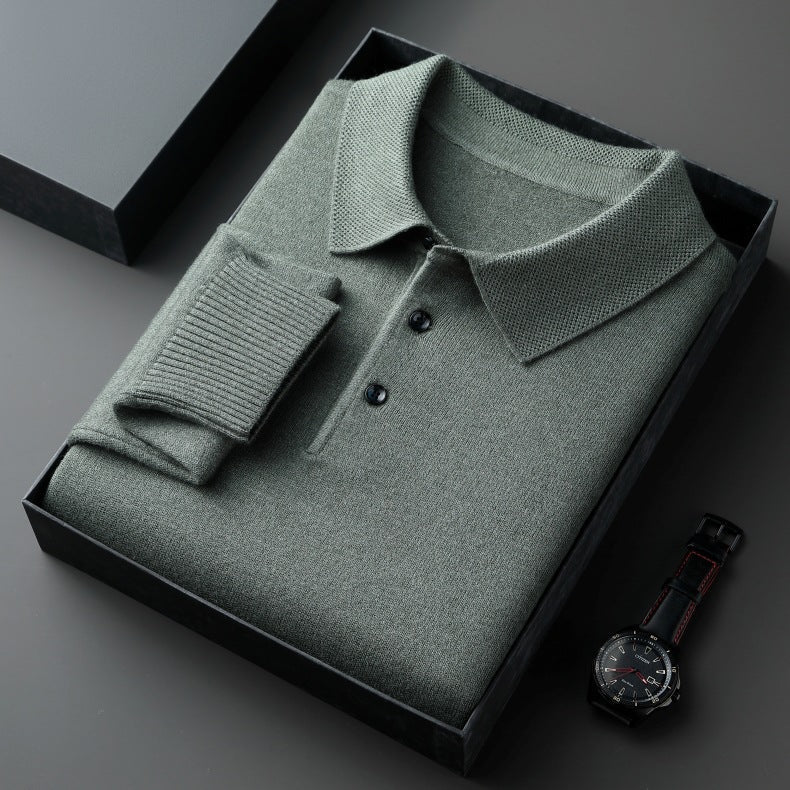 Elegante polo de lana