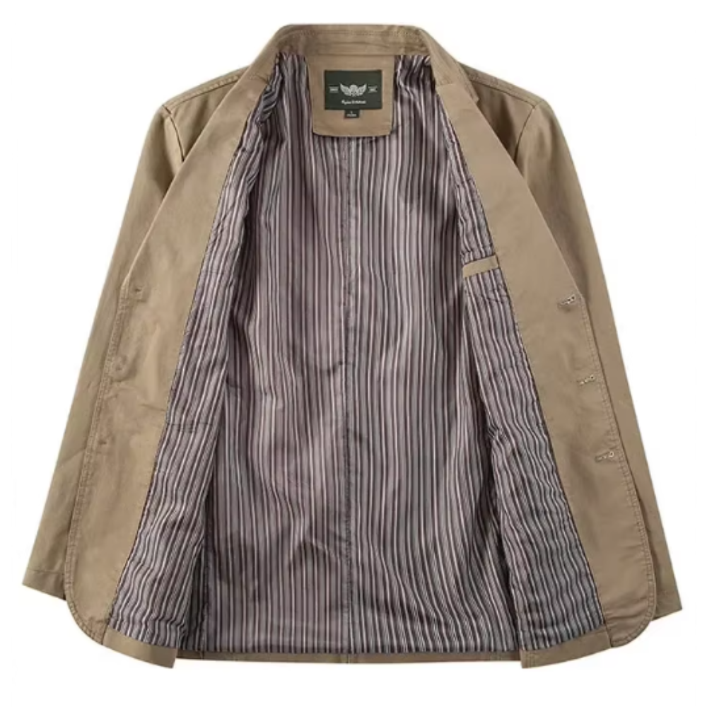 Blazer de algodón chic