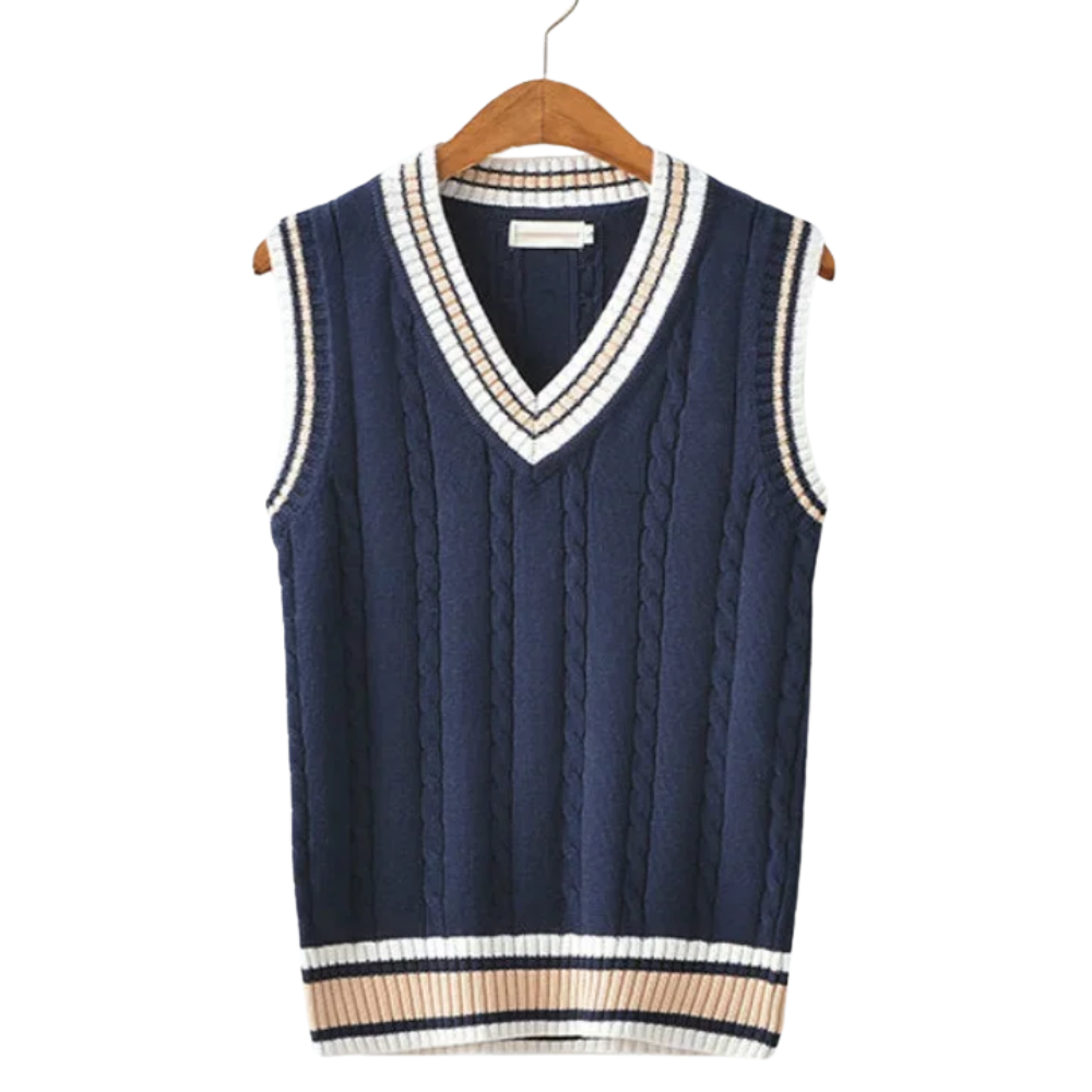 Chaleco elegante sin mangas para hombre