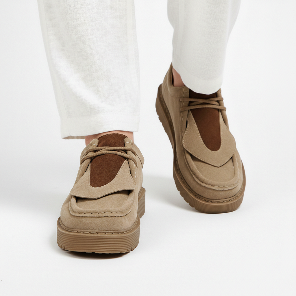 Elegantes zapatos de ante