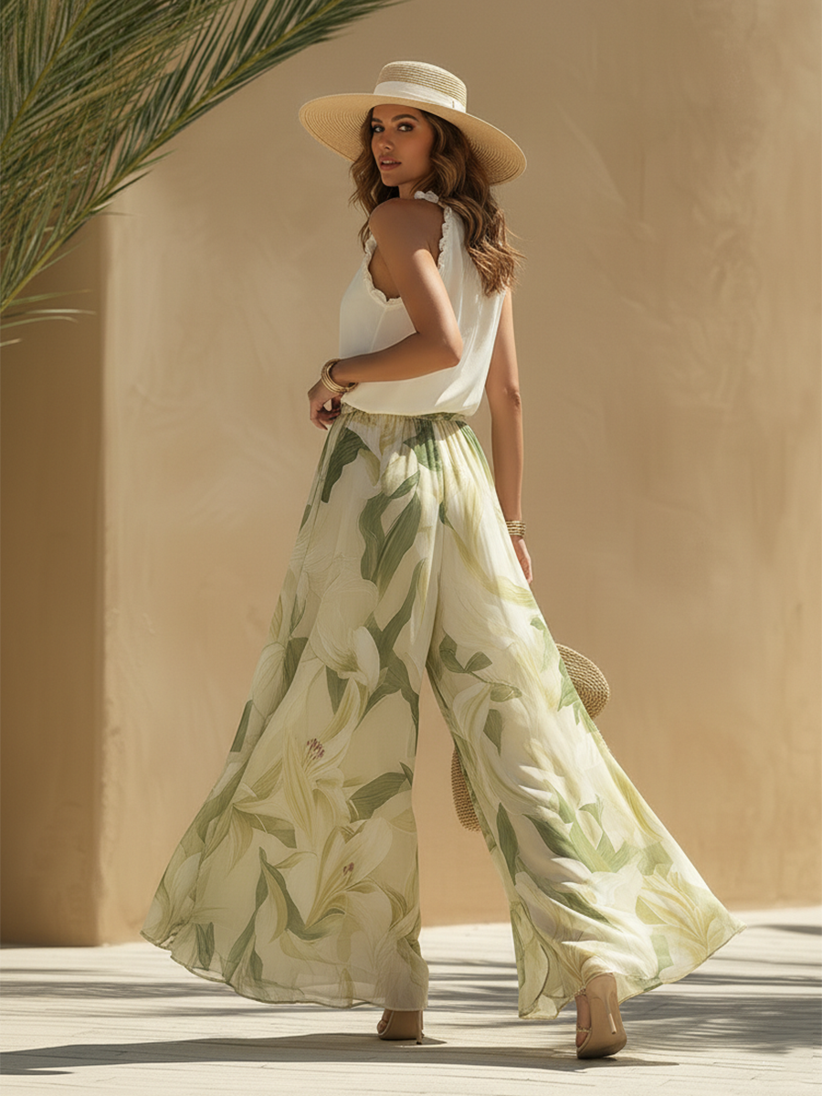 Conjunto fluido de caída elegante