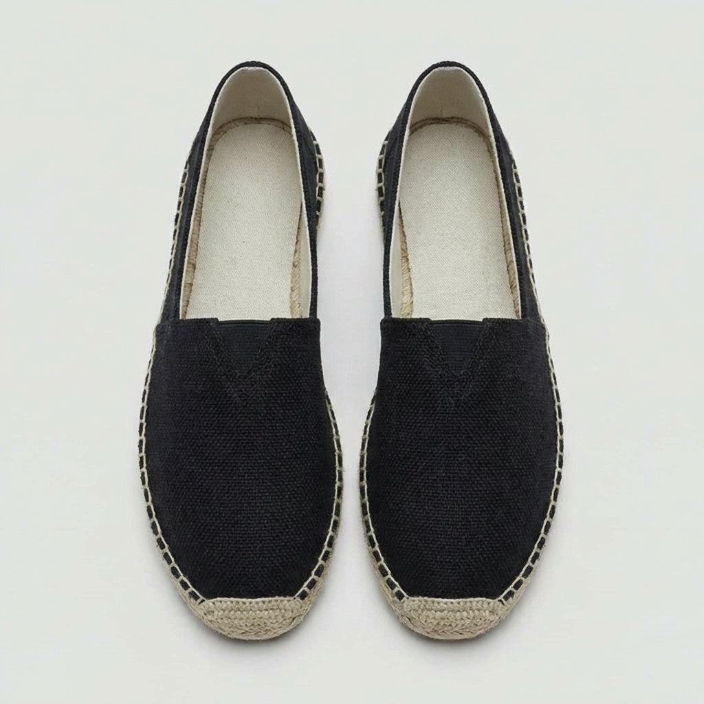 Elegantes alpargatas de lino