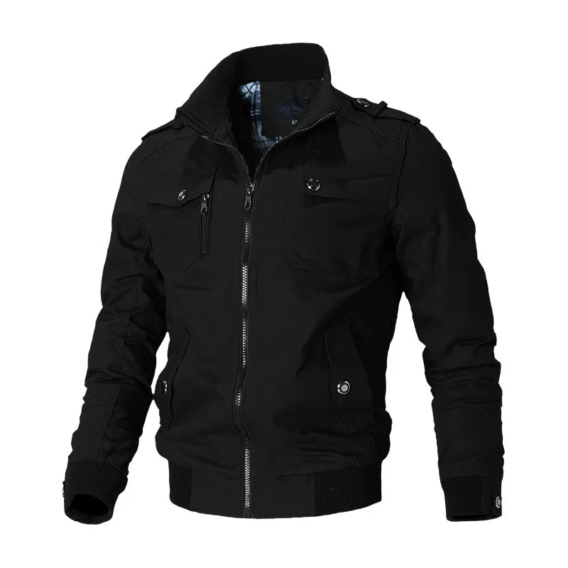 Elegante chaqueta cortavientos para hombre