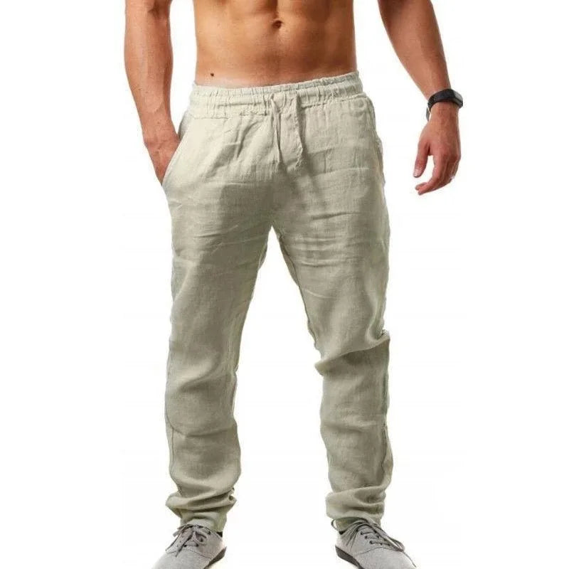 Pantalón de lino transpirable