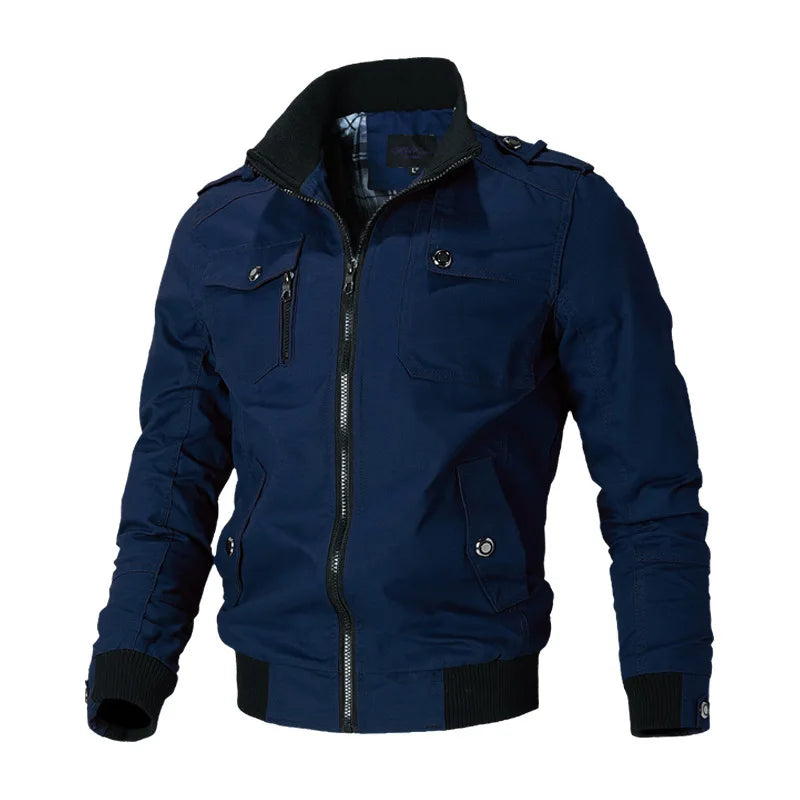 Elegante chaqueta cortavientos para hombre