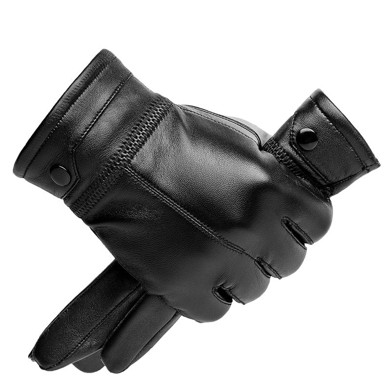 Elegantes guantes de cuero