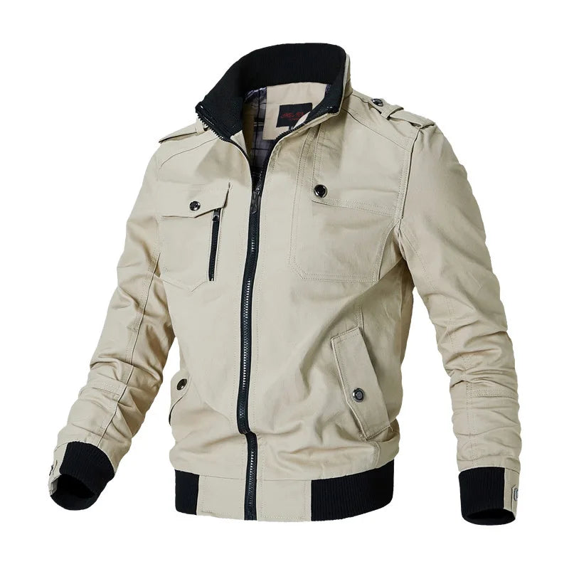 Elegante chaqueta cortavientos para hombre