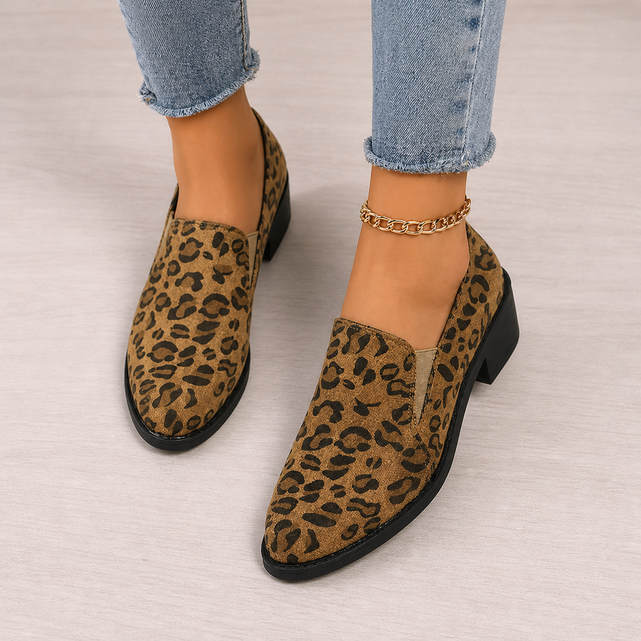 Angélique™ | Mocasín Leopardo