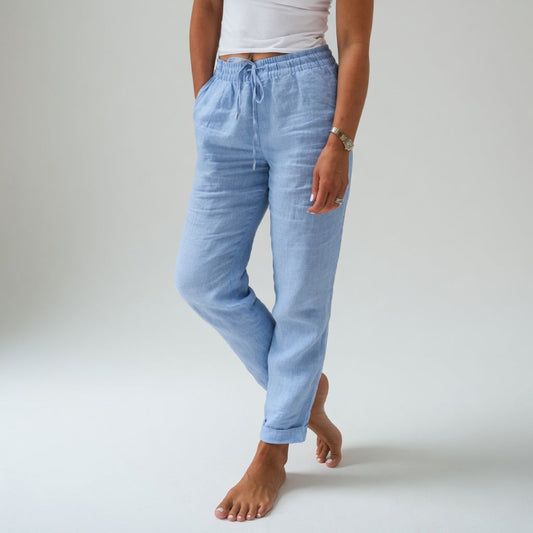 Albertine™ — Pantalón 100% algodón fluido, confort natural
