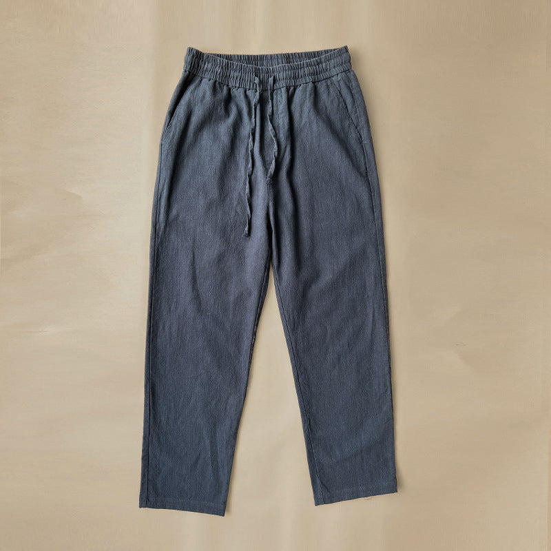 Pantalones de lino de alta calidad