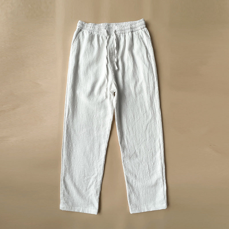 Pantalones de lino de alta calidad