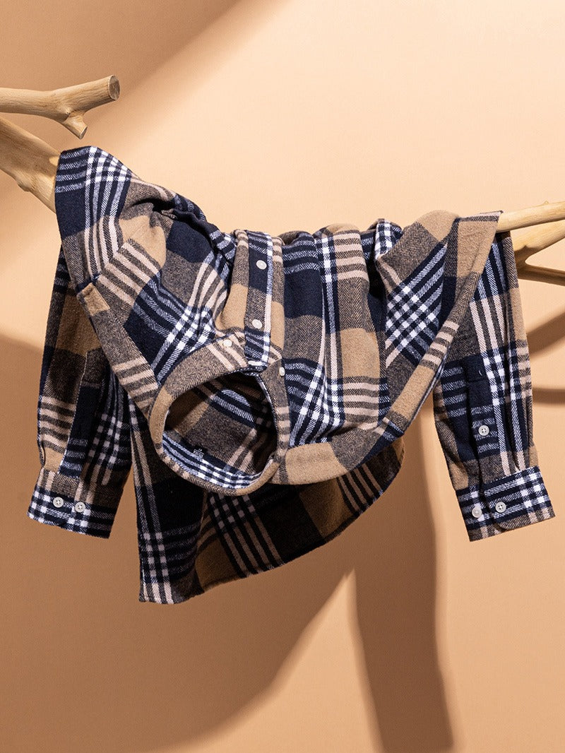 Givalli - Camisa a cuadros de algodón