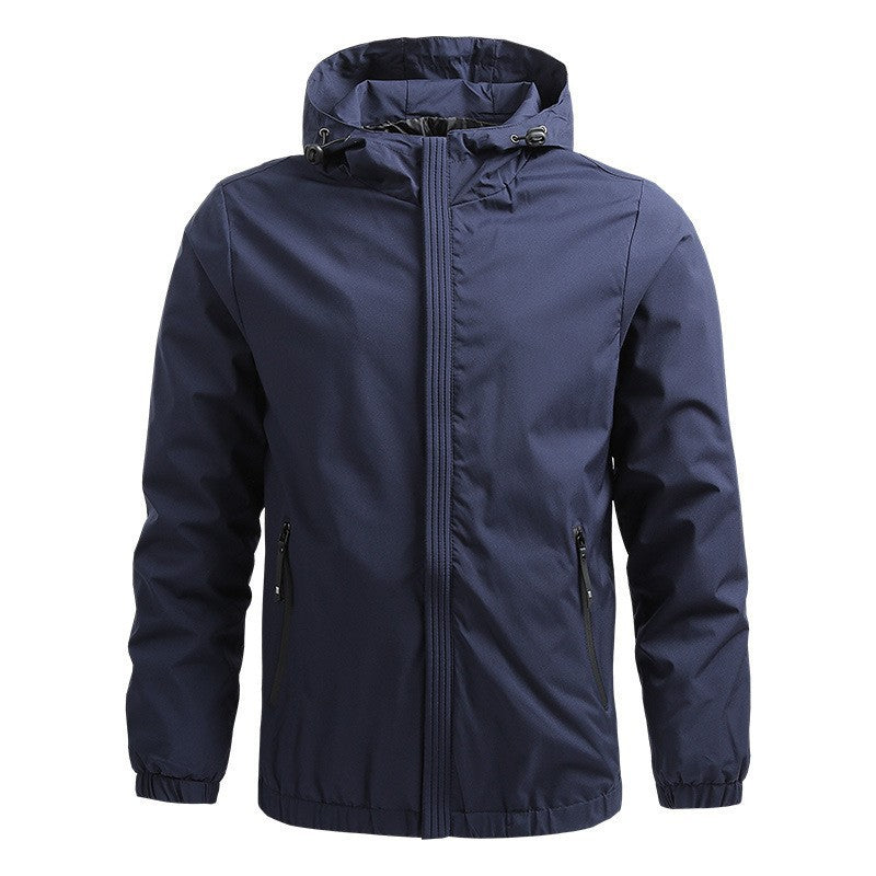 Elegante chaqueta cortaviento