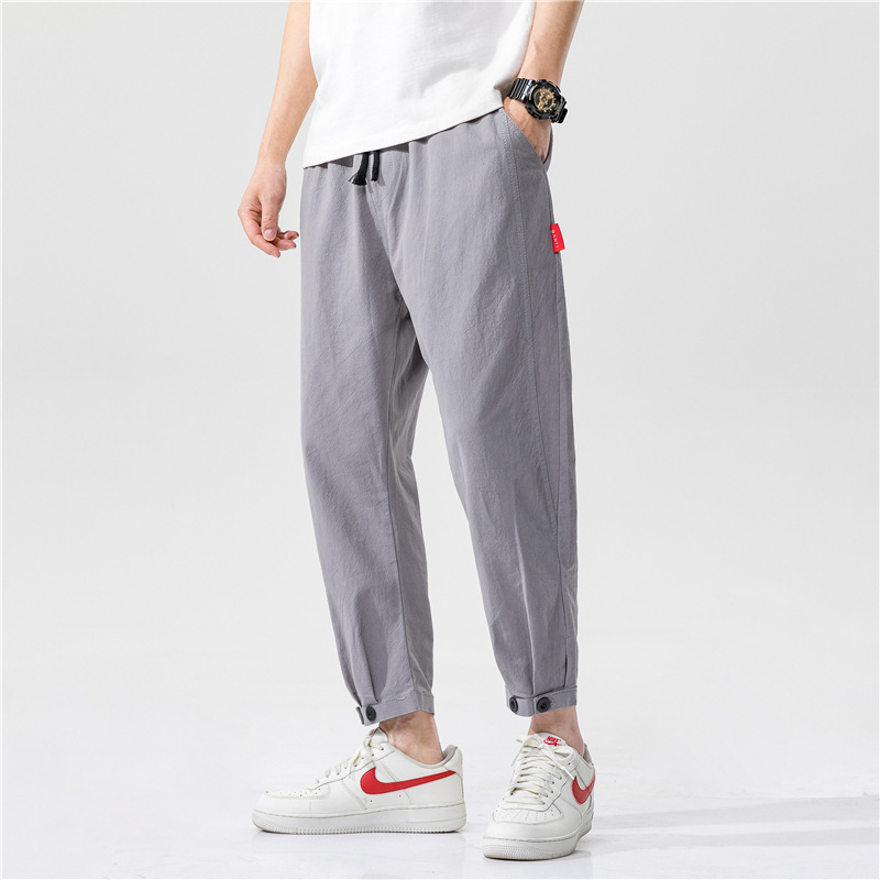 Elegantes pantalones de lino