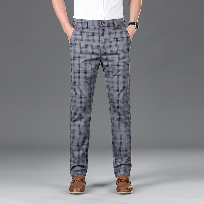 Pantalones de cuadros Business