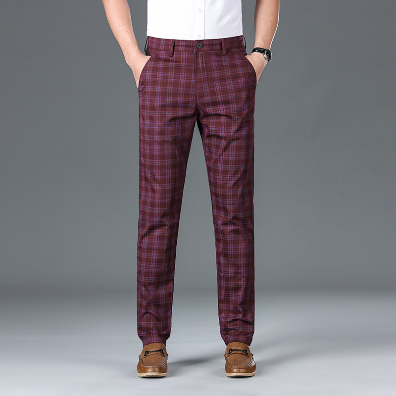 Pantalones de cuadros Business