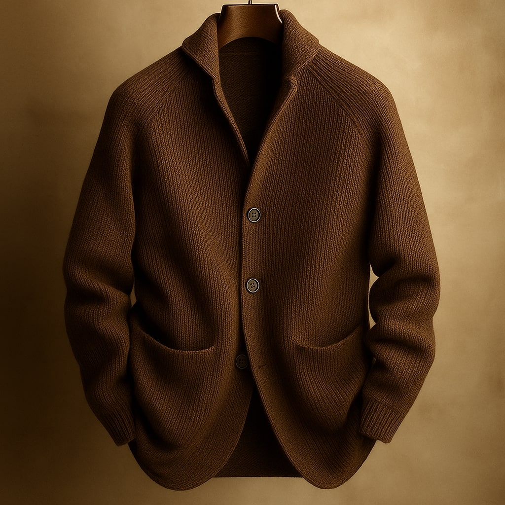 Elegante cárdigan de punto