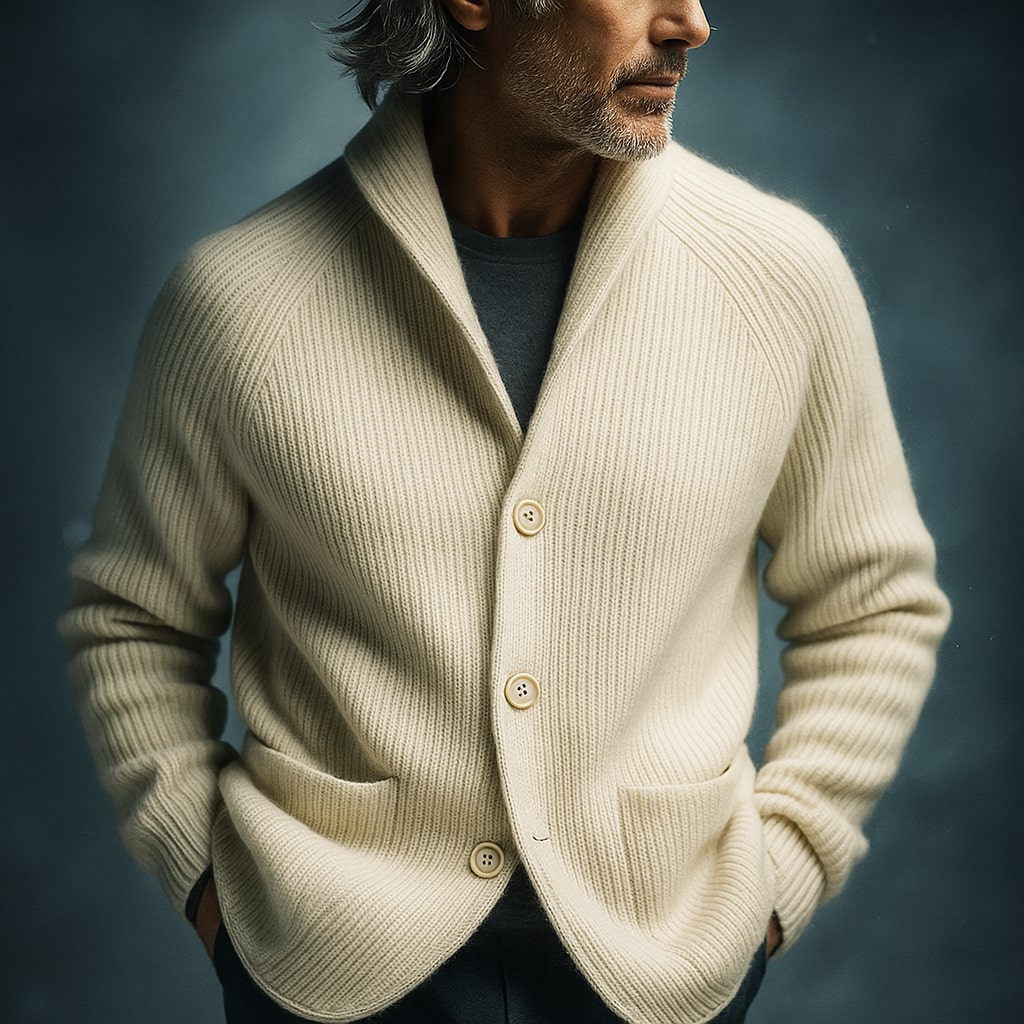 Elegante cárdigan de punto