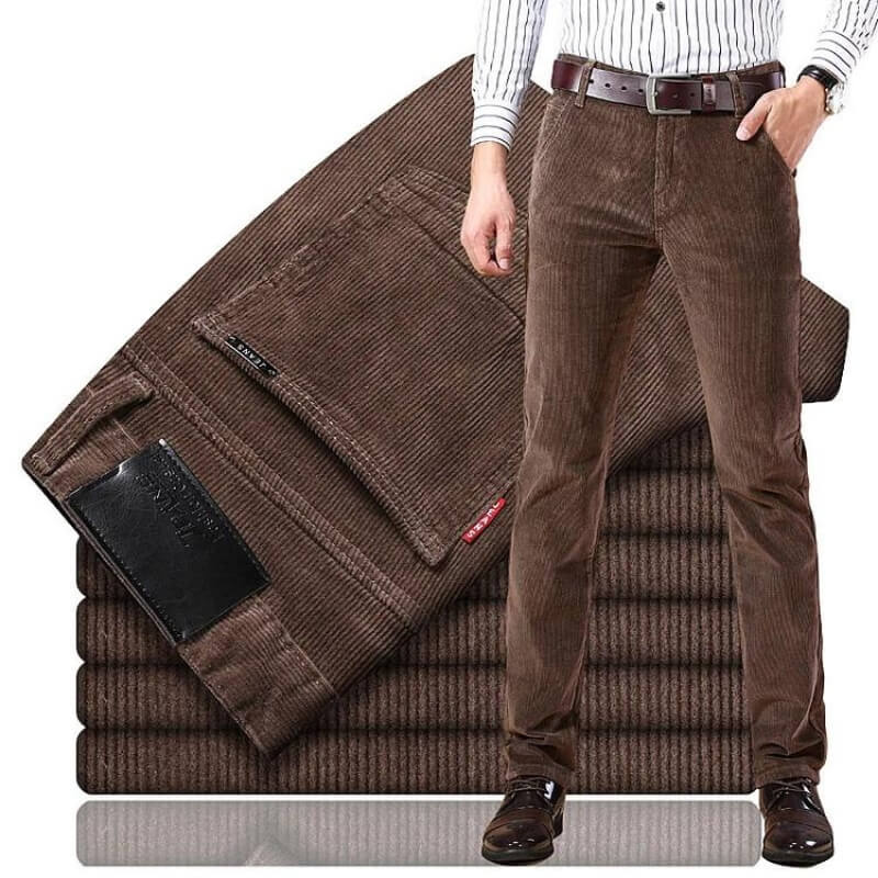 Elegantes pantalones de pana
