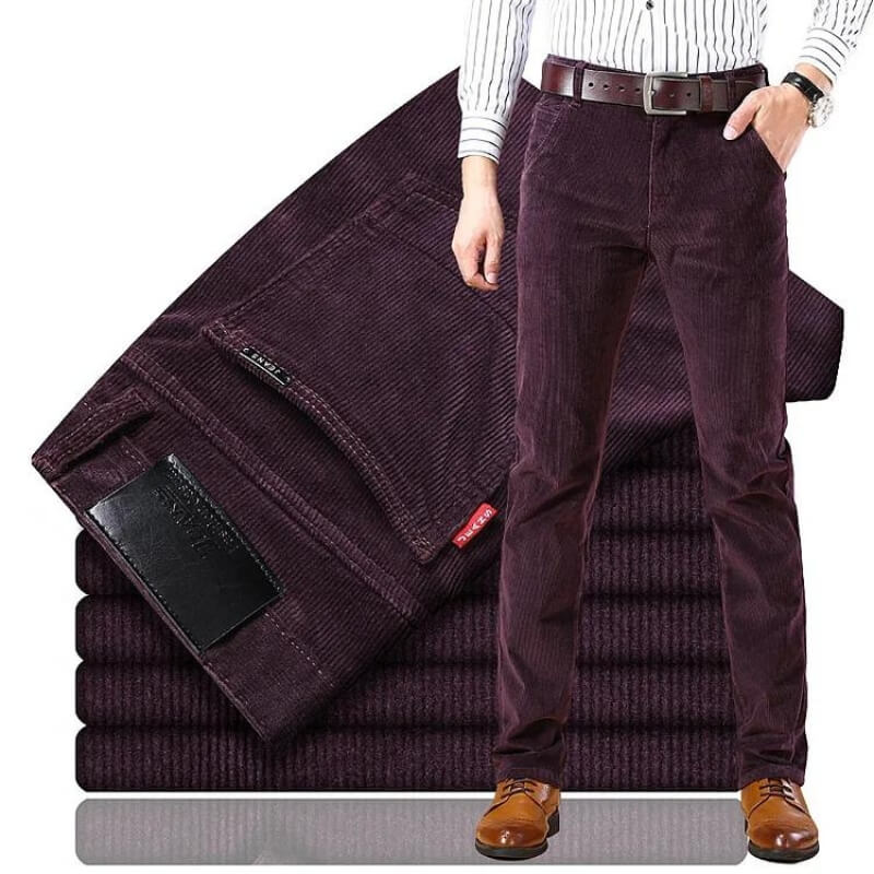 Elegantes pantalones de pana