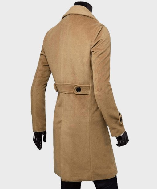 Elegante gabardina larga