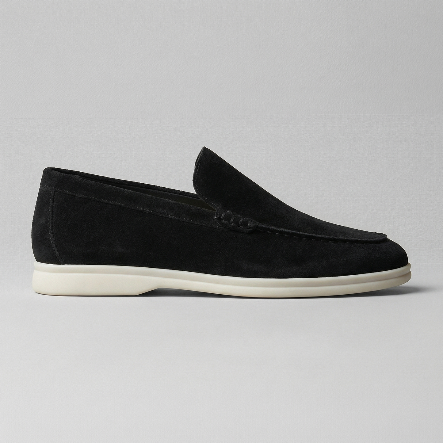 Mocasines elegantes de ante para hombre