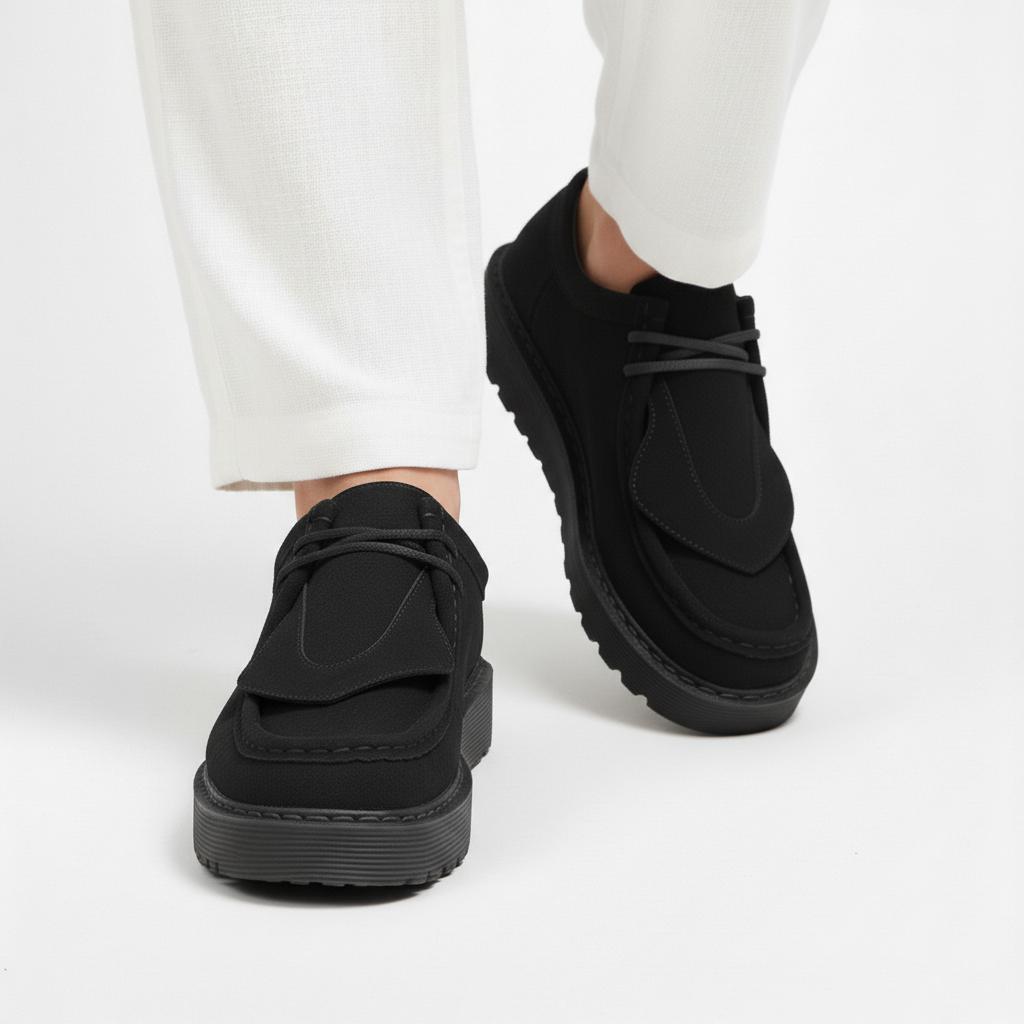 Elegantes zapatos de ante