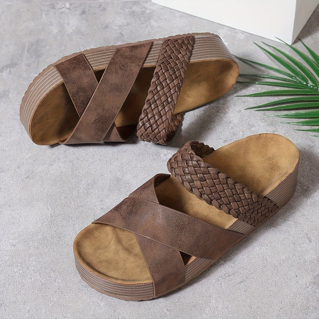 Sandalias de Elegancia Tejida