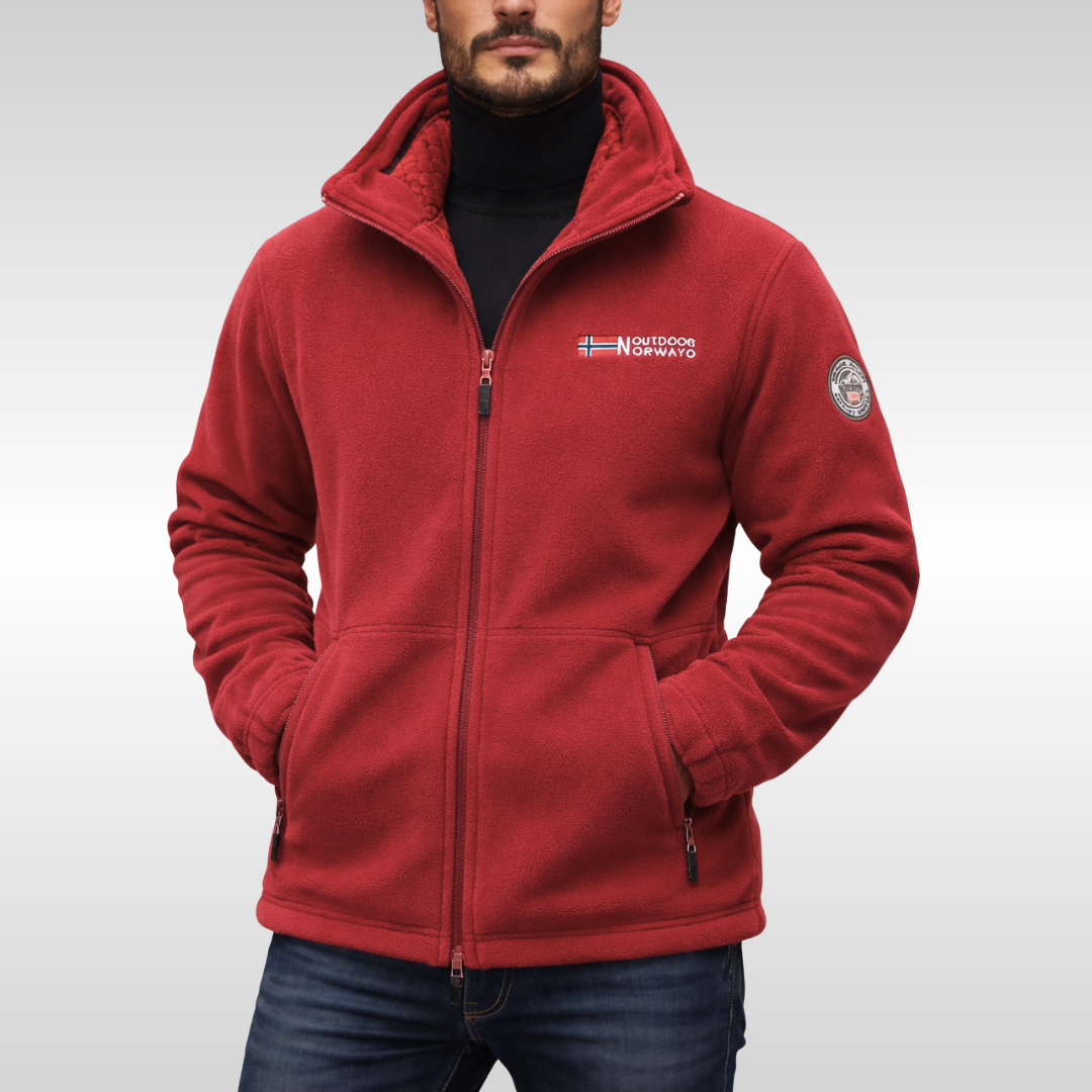 Elegante chaqueta polar
