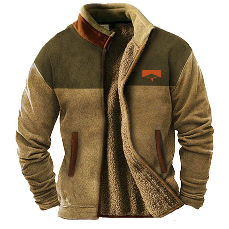 Chaqueta vintage con cremallera