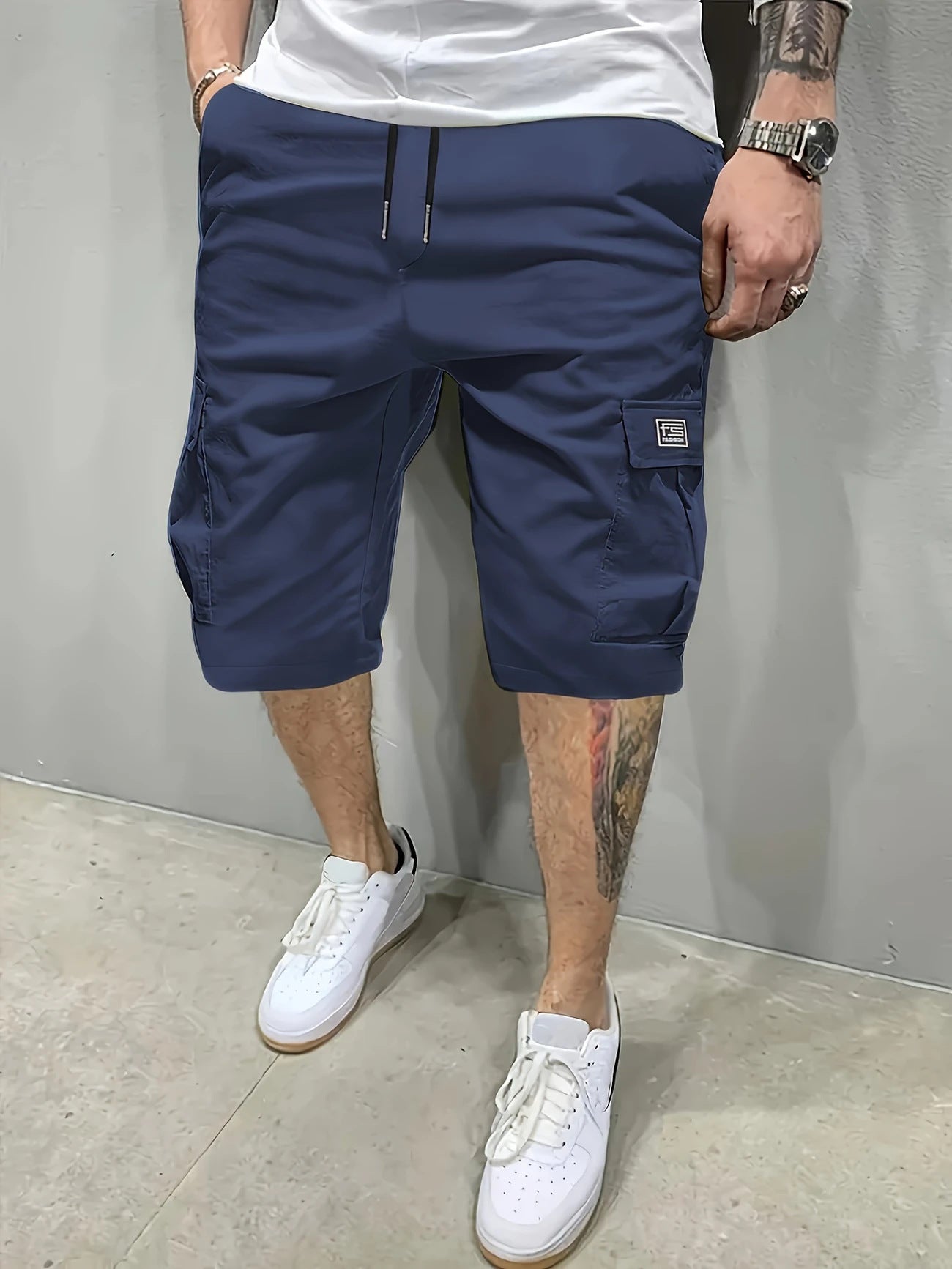 Pantalones cortos cargo elegantes
