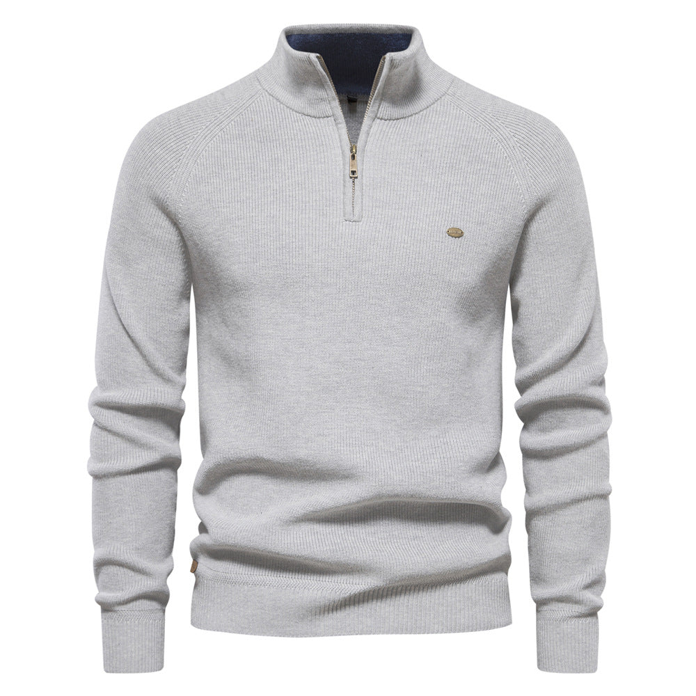 Jersey de lujo con cremallera
