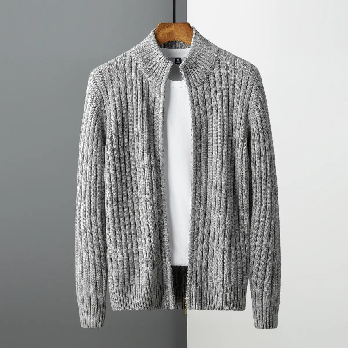 Elegante cárdigan para hombre