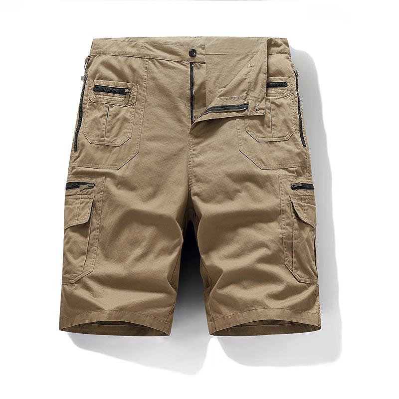 Elegantes pantalones cortos de algodón