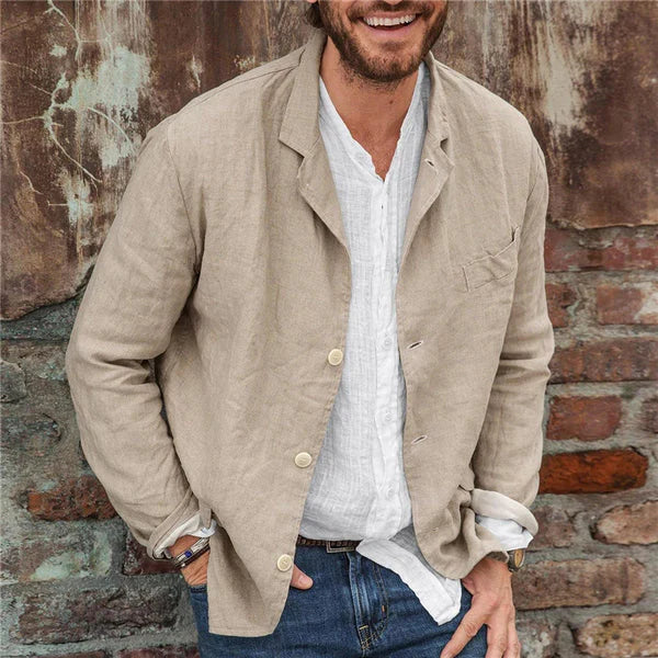 Blazer informal de algodón