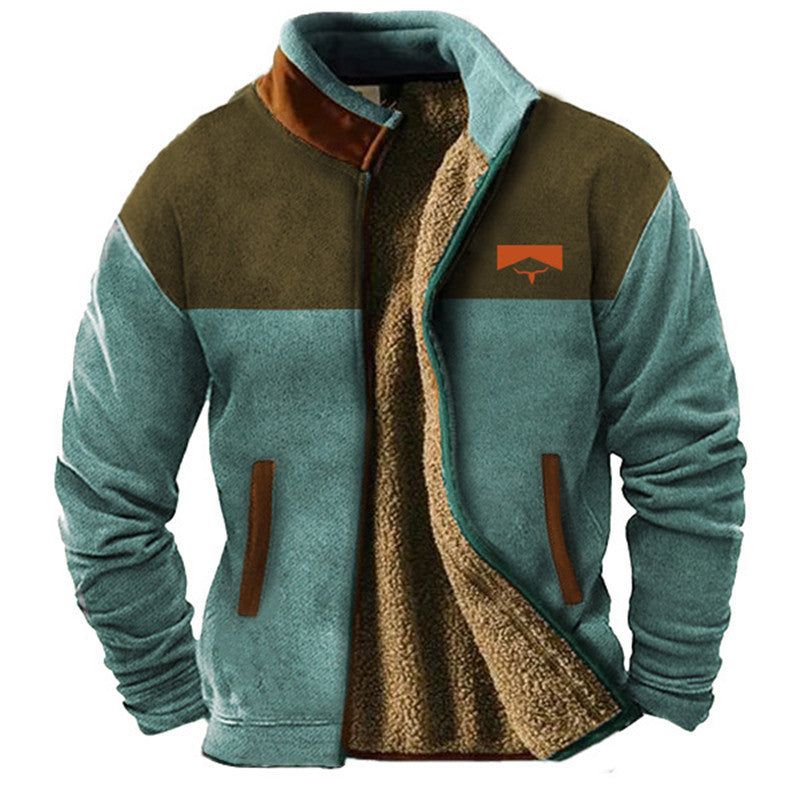 Chaqueta vintage con cremallera