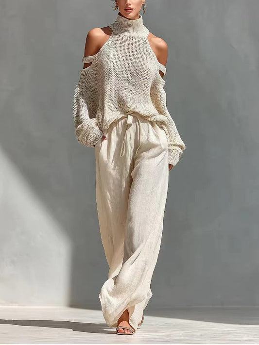 Conjunto de Punto y Lino