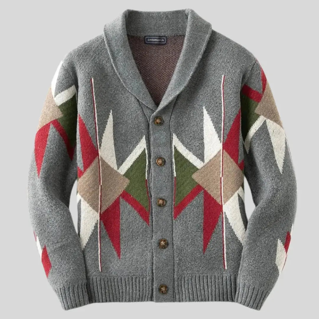 Chaqueta de lana jacquard